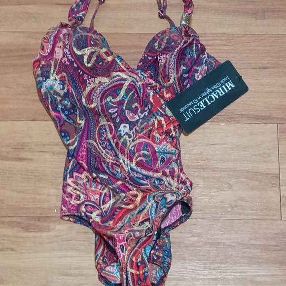 NWT Miraclesuit Siren One Piece in Dynasty - Picture 3 of 4
